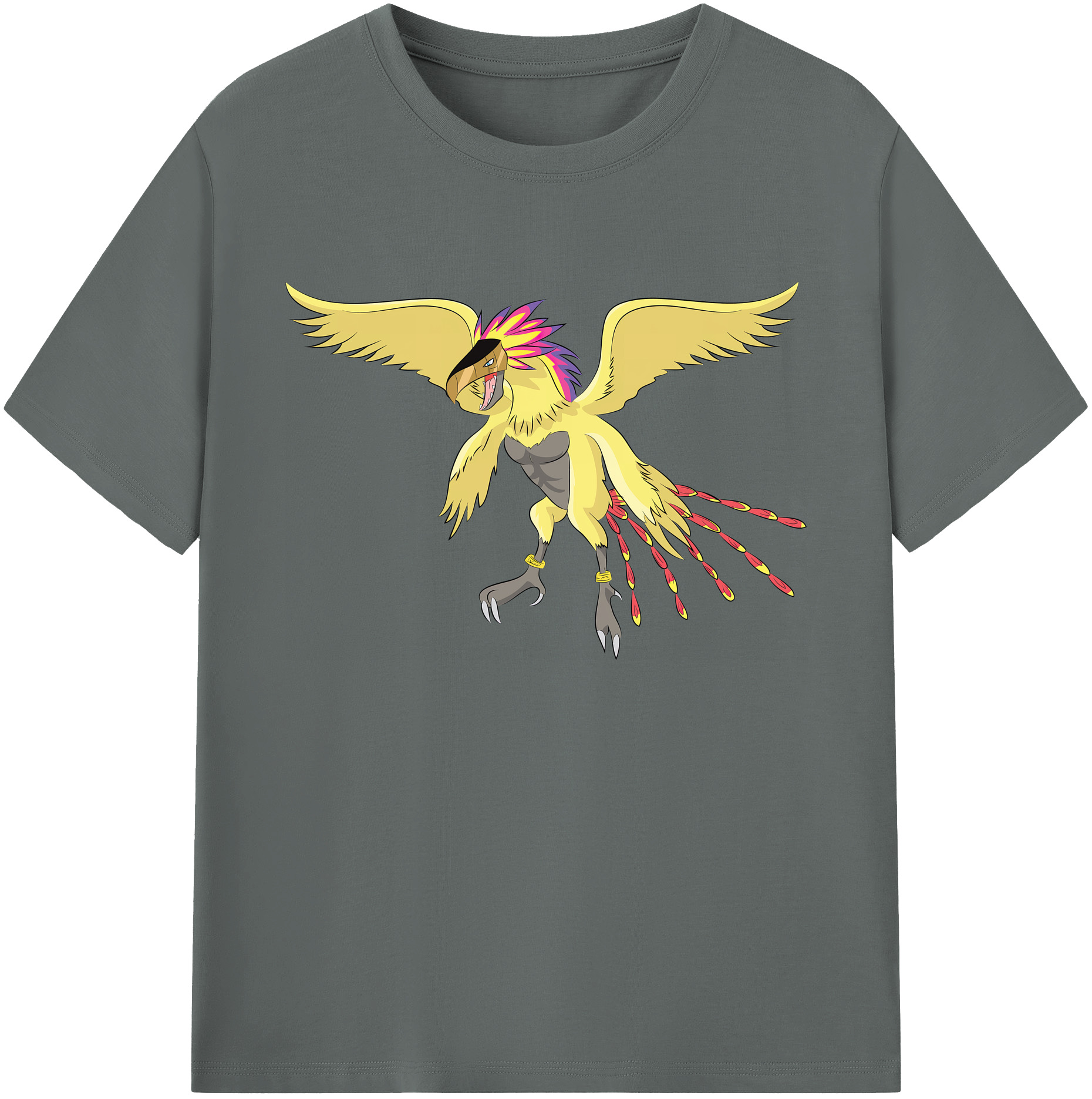 （画像用） Digimon デジタルモンスター/デジモン 綿100％ メンズ半袖Tシャツ｜肌触りやわらか＆通気性
